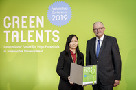Parliamentary State Secretary Dr Michael Meister and Green Talent Yee Qing Lai 