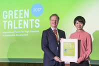 General Director Matthias Graf von Kielmansegg and Green Talent Linjun Xie