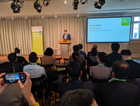 BMBF representative Dr Bjoern Schulte welcomes the Green Talents 2019 and selected Green Talents alumni to the Green Talents Networking Conference 2019 in Berlin